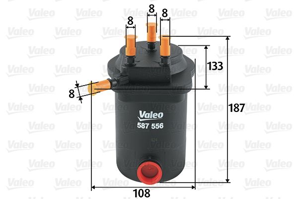 Filtr paliwa VALEO 587556