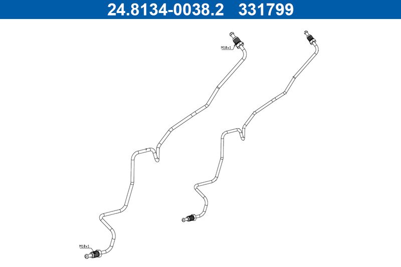 Przewód hamulcowy Ate 24.8134-0038.2