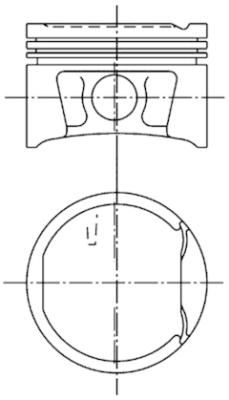 Tłok KOLBENSCHMIDT 99746600