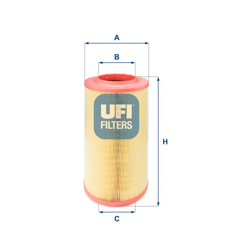 Filtr powietrza UFI 27.628.00