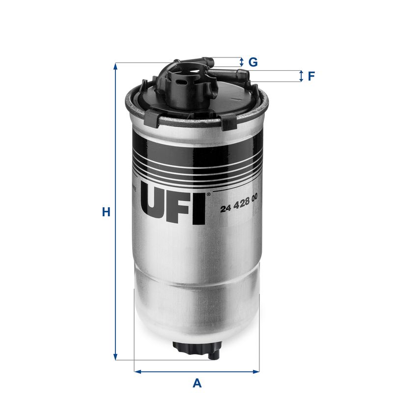 Filtr paliwa UFI 24.428.00
