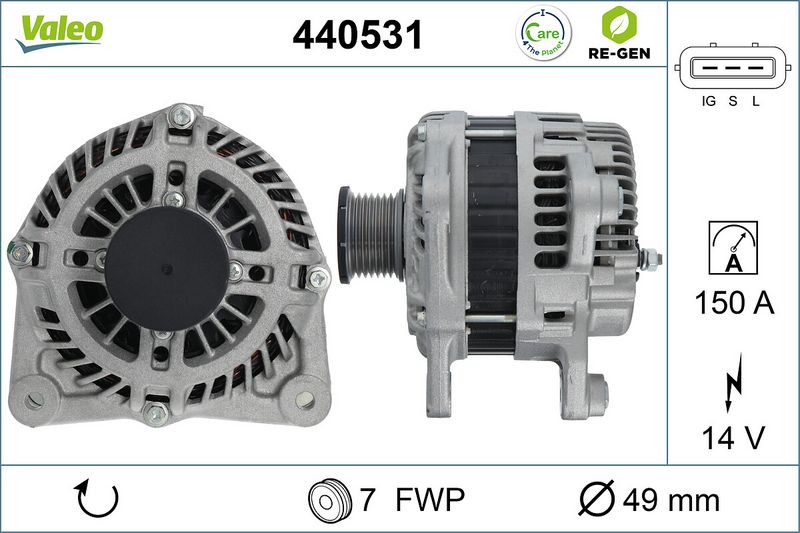 Alternator VALEO 440531
