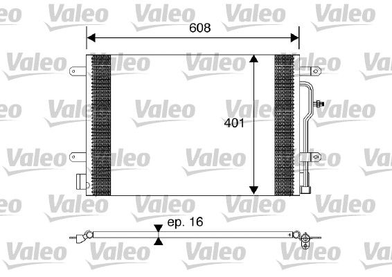 Skraplacz, klimatyzacja VALEO 817569