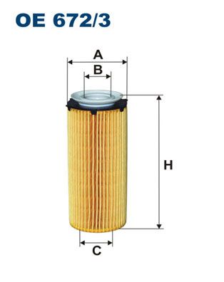 Filtr oleju FILTRON oe 672/3