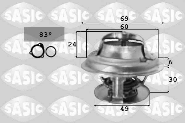 Termostat, płyn chłodzący SASIC 3371341