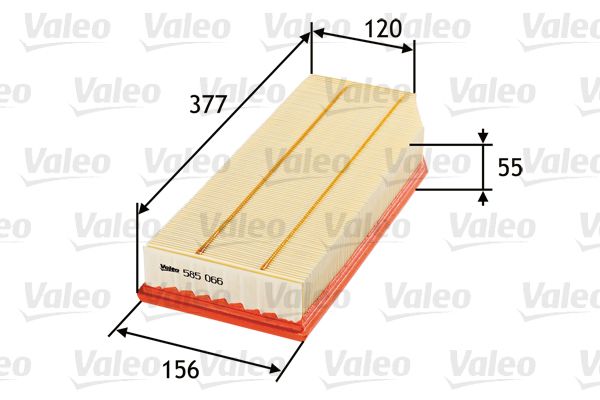 Filtr powietrza VALEO 585066