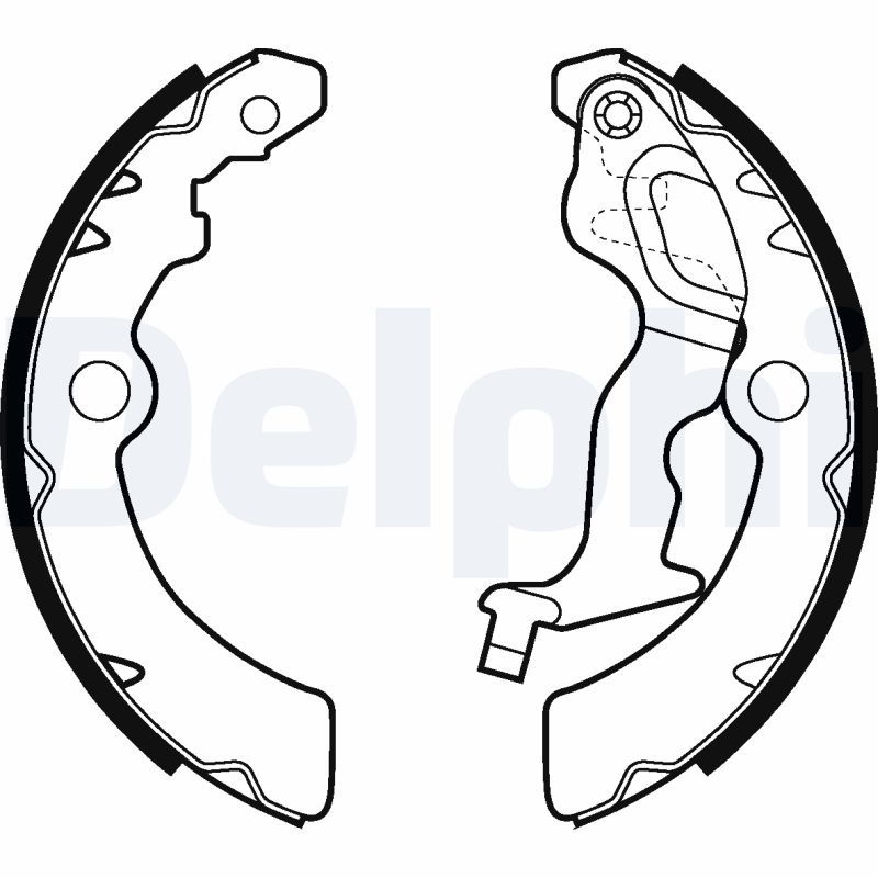Zestaw szczęk hamulcowych DELPHI LS2045