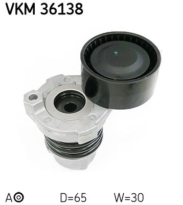 Rolka napinacza, pasek klinowy wielorowkowy SKF VKM 36138