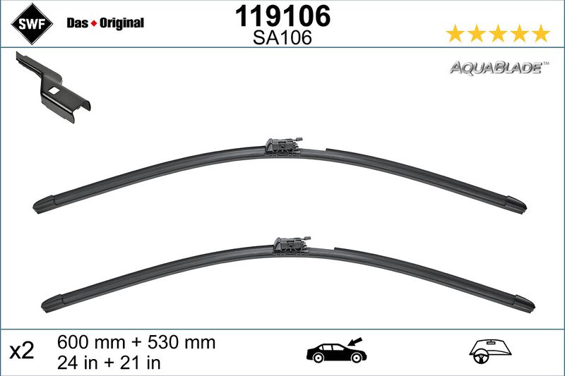 Pióro wycieraczki SWF 119106