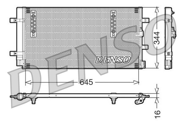 Skraplacz, klimatyzacja Denso DCN32060