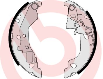 Zestaw szczęk hamulcowych BREMBO S 23 520