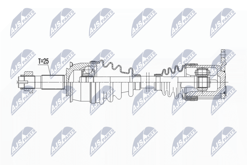 Wał napędowy NTY NPW-PL-137