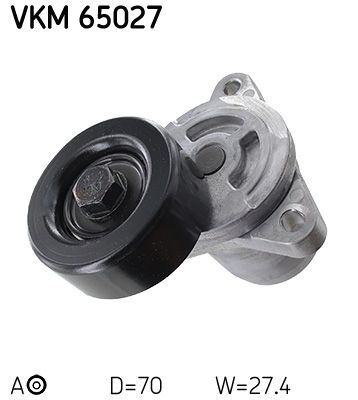 Rolka napinacza, pasek klinowy wielorowkowy SKF VKM 65027
