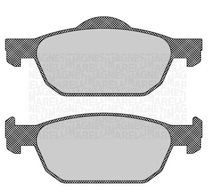 Zestaw klocków hamulcowych, hamulce tarczowe MAGNETI MARELLI 363916060706