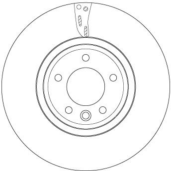 Tarcza hamulcowa TRW DF6954S