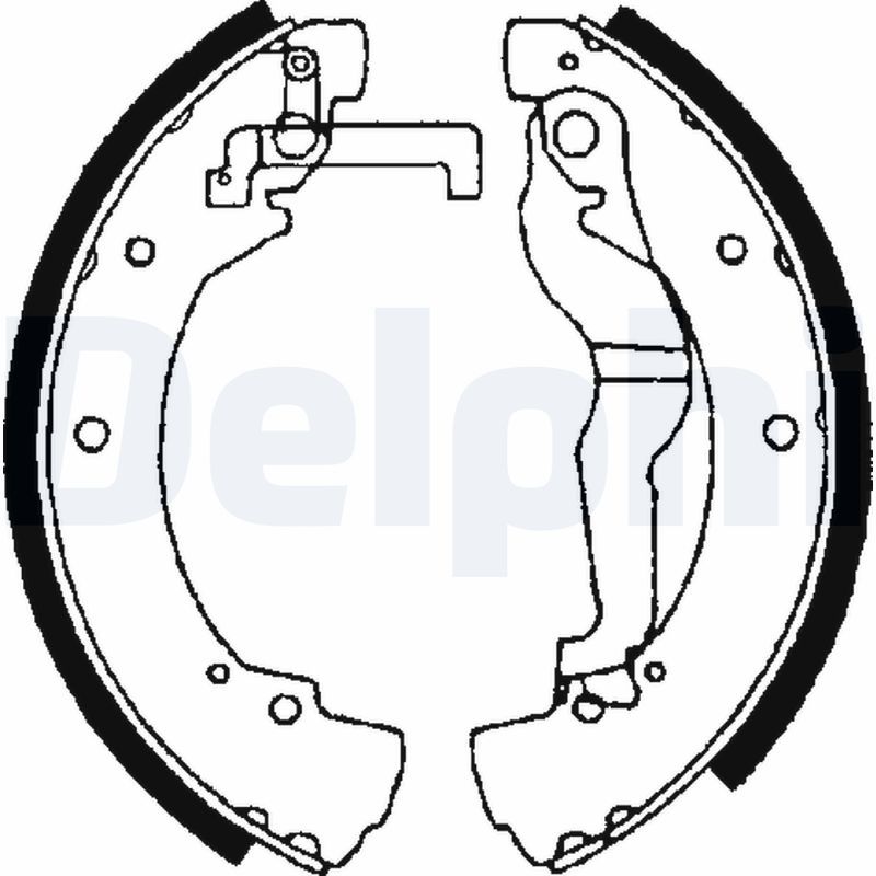 Zestaw szczęk hamulcowych DELPHI LS1656