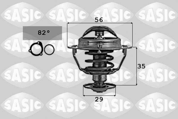 Termostat, płyn chłodzący SASIC 9000737