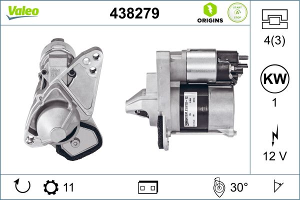Rozrusznik VALEO 438279