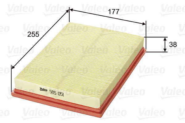 Filtr powietrza VALEO 585051