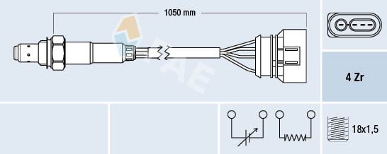 Sonda lambda FAE 77134