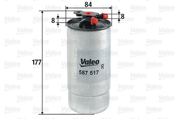Filtr paliwa VALEO 587517