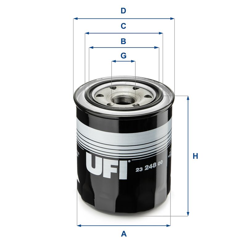 Filtr oleju UFI 23.248.00