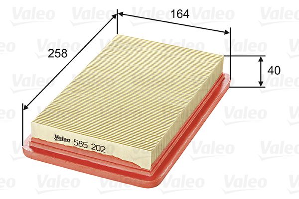 Filtr powietrza VALEO 585202
