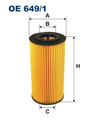Filtr oleju FILTRON oe 649/1