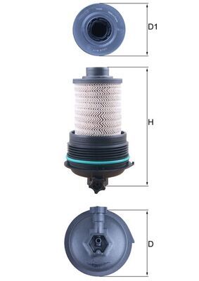 Filtr paliwa MAHLE KX532