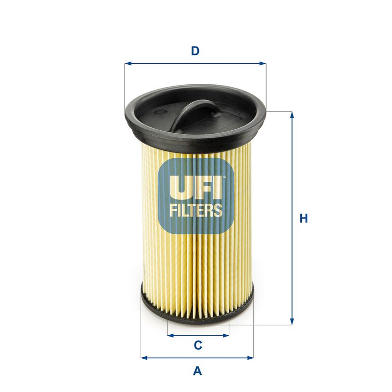 Filtr paliwa UFI 26.005.00