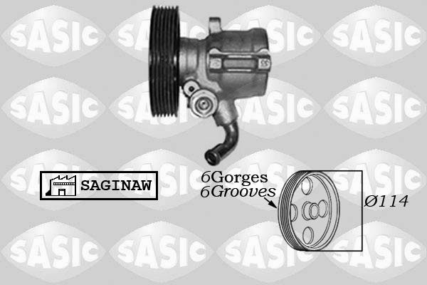 Pompa hydrauliczna, układ kierowniczy SASIC 7070014