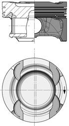 Tłok KOLBENSCHMIDT 40856600
