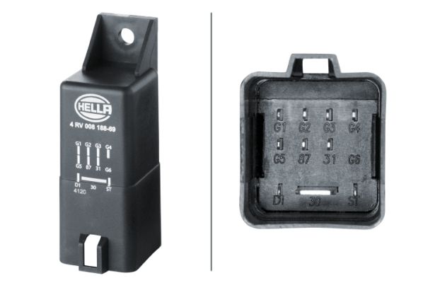 Sterownik, czas żarzenia HELLA 4RV008188-691