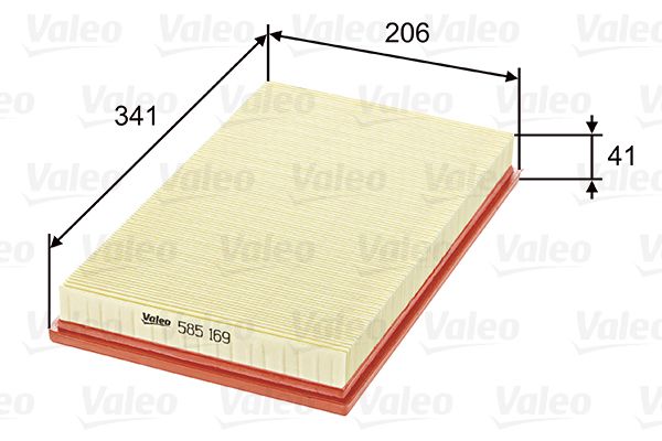 Filtr powietrza VALEO 585169