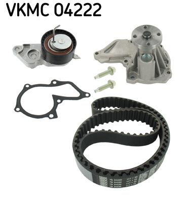 Pompa wody + zestaw paska rozrządu SKF VKMC 04222