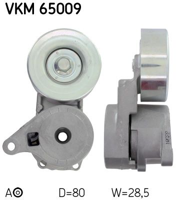 Rolka napinacza, pasek klinowy wielorowkowy SKF VKM 65009