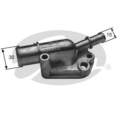 Termostat, płyn chłodzący GATES th09287g1
