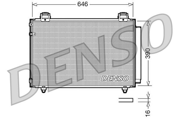 Skraplacz, klimatyzacja Denso DCN50024