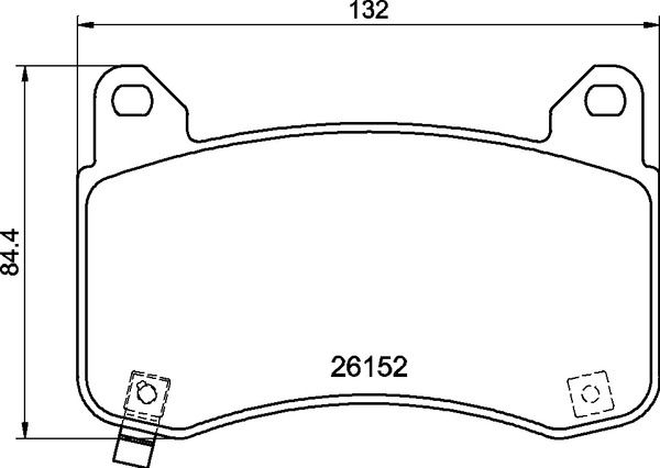 Zestaw klocków hamulcowych, hamulce tarczowe BREMBO P 09 029