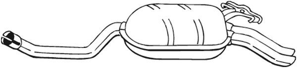 Tłumik końcowy BOSAL 175-339