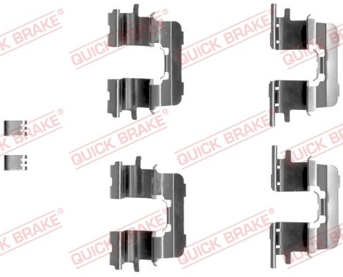 Zestaw akcesoriów, klocki hamulcowe QUICK BRAKE 109-1290