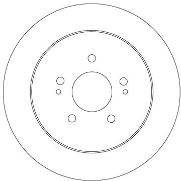 Tarcza hamulcowa TRW DF6909