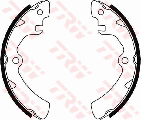 Zestaw szczęk hamulcowych TRW GS8195