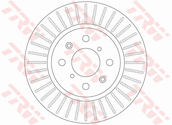 Tarcza hamulcowa TRW DF6232