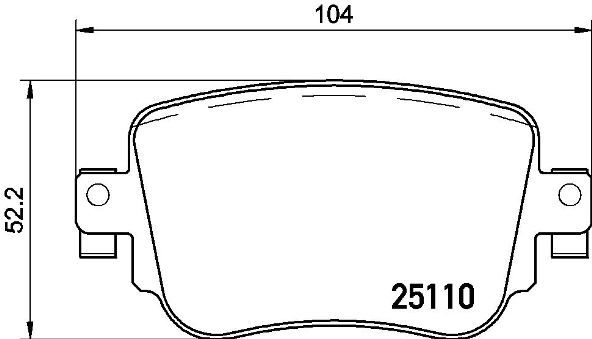 Zestaw klocków hamulcowych, hamulce tarczowe BREMBO P 85 135