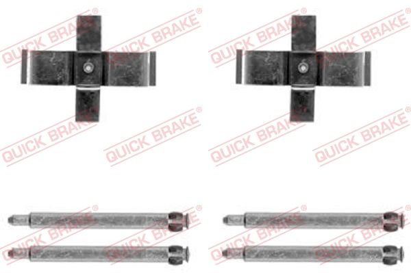 Zestaw akcesoriów, klocki hamulcowe QUICK BRAKE 109-1713
