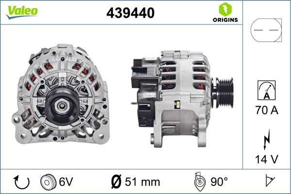 Alternator VALEO 439440