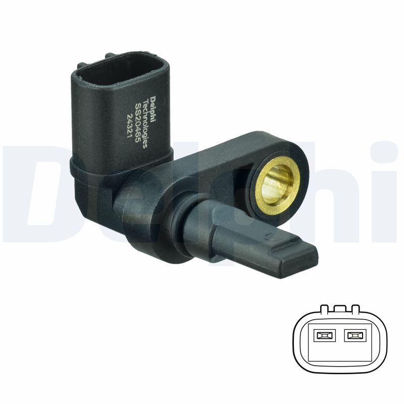 Czujnik, prędkość obrotowa koła DELPHI SS20465
