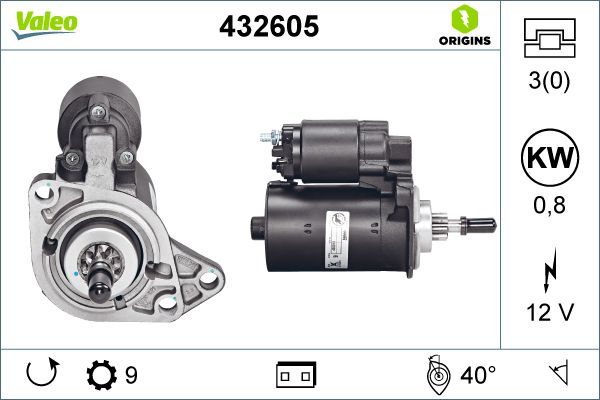 Rozrusznik VALEO 432605