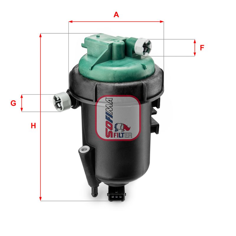 Filtr paliwa SOFIMA S 5175 GC